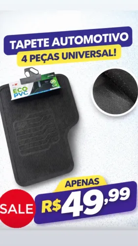 Tapeta para carro 4 peças