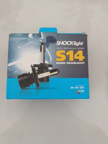 Lâmpada LED Automotiva S14 Shocklight 32W 6000K Super Branca