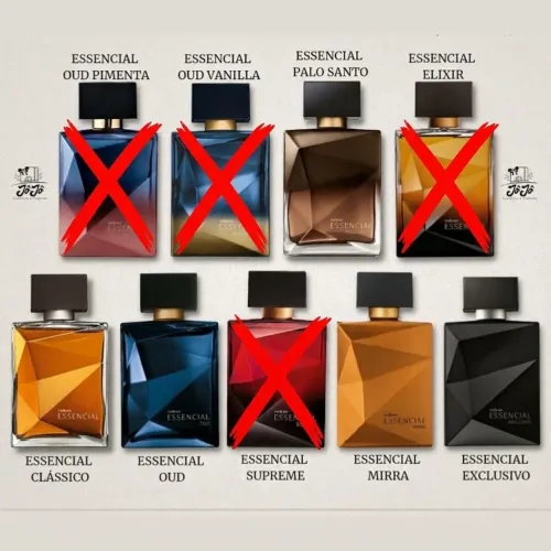 Essencial Natura várias Fragâncias 100ml