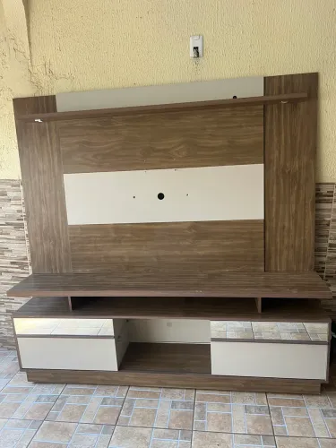 Conjunto de rack painel. 