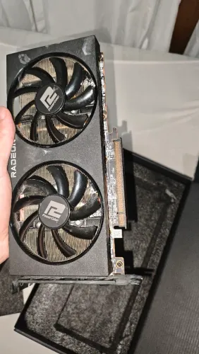 Placa de vídeo power color rx6700xt