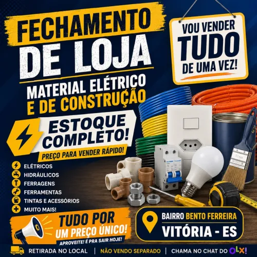 Estoque de loja material de construção