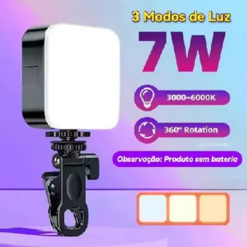 Iluminação Fotográfica Noturna De Preenchimento LED Luz De Vídeo De Lâmpada Portátil De Fo