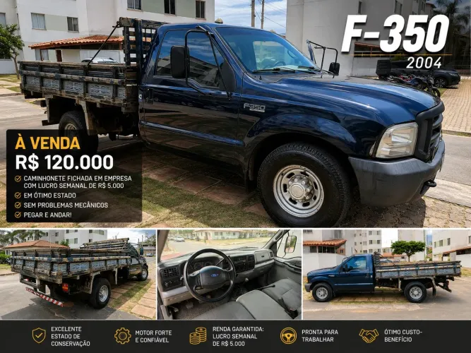 F350, fichada pronta pra trabalho