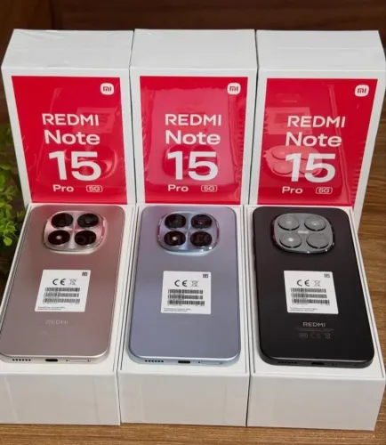 Redmi Note 15 Pro 5G NFC 512GB 08GB RAM Novo Todas As Cores Lacrado