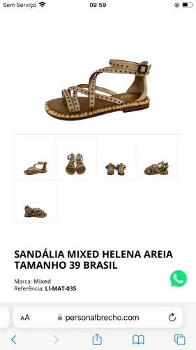 Sandália Helena Mixed