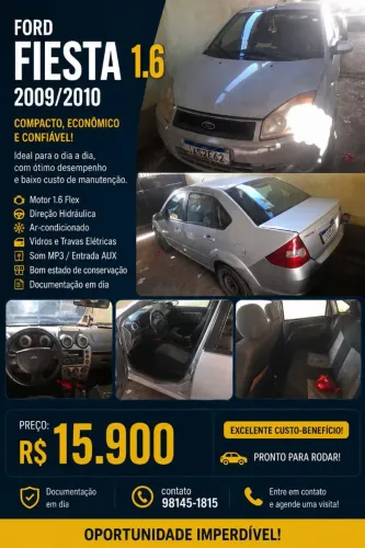 Ford Fiesta Sed. 1.6 8V Flex 4P 2010