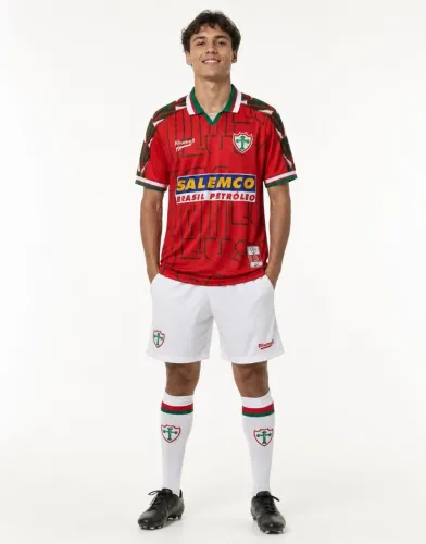 Antiga Camisa Portuguesa SP Rhumell 1998 Futebol Salenco