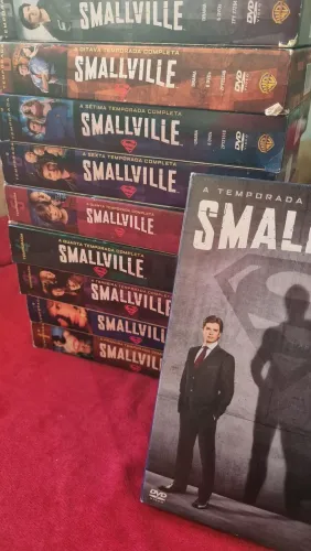 DVDs Smallville 10 temporada completa, Originais, capas originais.