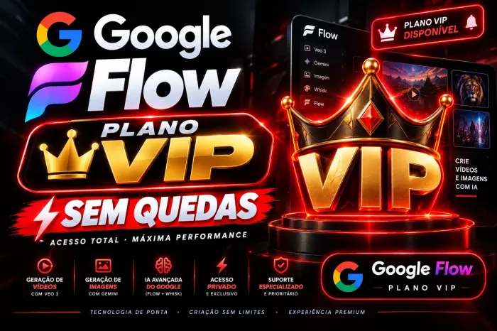 Google Ultra Veo 3.1 [FLOW] - Geração Ilimitada de Vídeos com IA