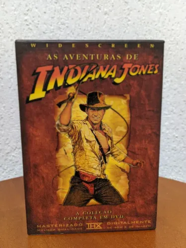 BOX DVD INDIANA JONES - COLEÇÃO COMPLETA + EXTRAS (4 DISCOS)