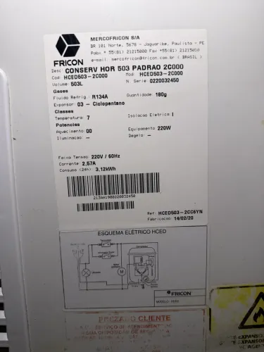 Freezer Fricon 503 Litros
