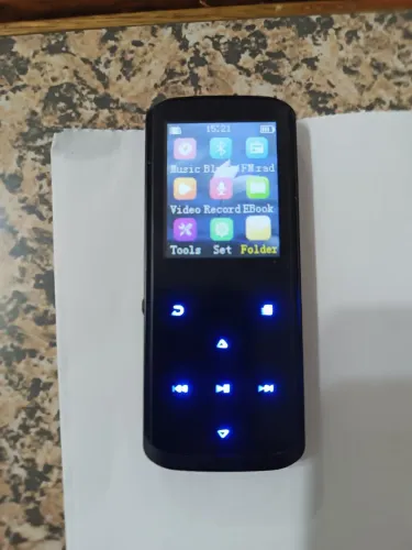 Mp3 Player fm feito em alumínio bluetooth memória interna novo na caixa 