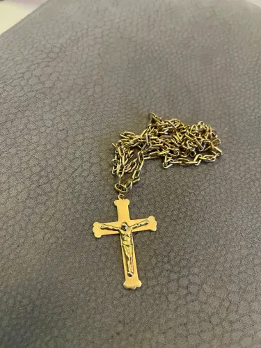Corrente de Ouro 18K com Pingente - 12g