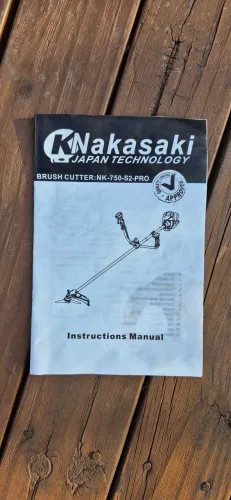 Roçadeira a Gasolina NK 750 S2 Pro da Nakasaki <br>Obs: NOVA NUNCA USADA <br>R$ 550,00