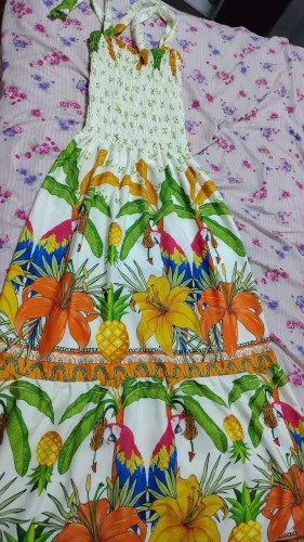 Vestido longo novo