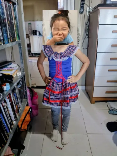 Vestido caipira 4 anos