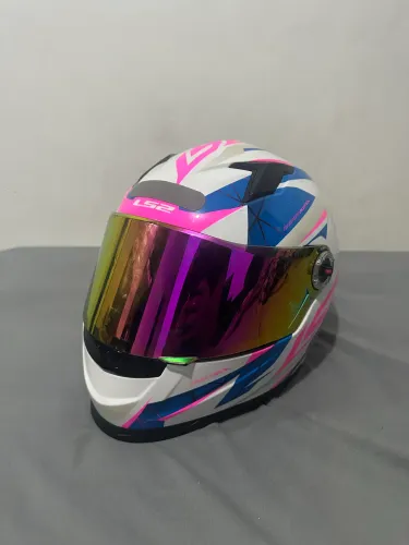 capacete LS2 FF358 draze rosa