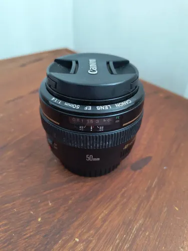 Lente Canon 50mm F1.4