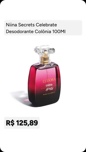 Perfume nina Secrets promoção