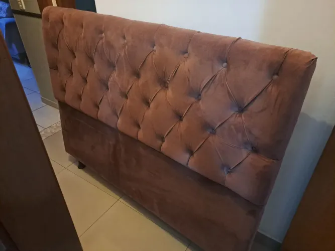 Cabeceira de cama casal Queen size maravilhosa
