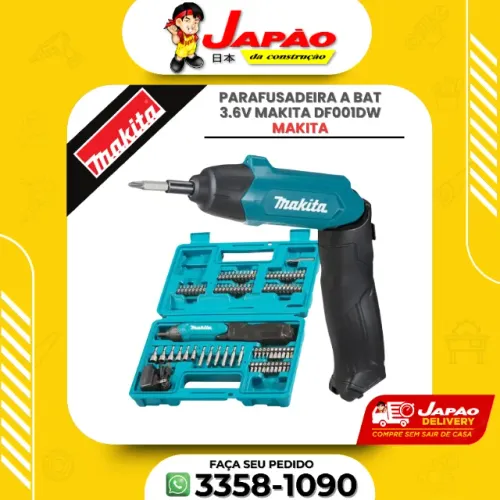Parafusadeira A Bat 3.6v Makita Df001dw Oferta Por Tempo Limitado