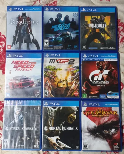 Jogos de ps4 (valores na descrição)