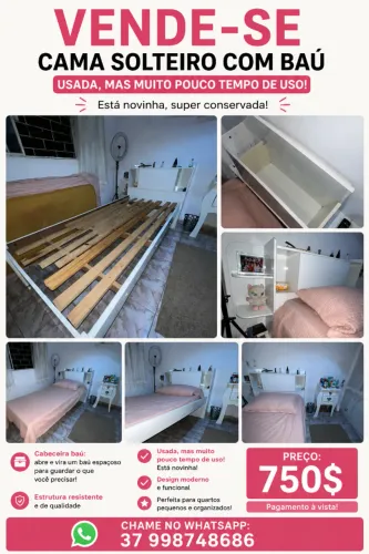 Cama solteiro
