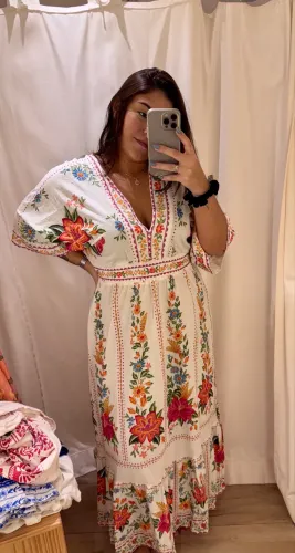 vestido longo farm