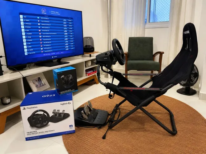 Kit Cockpit Completo - Playseat Challenge + Logitech G923 | Excelente Estado