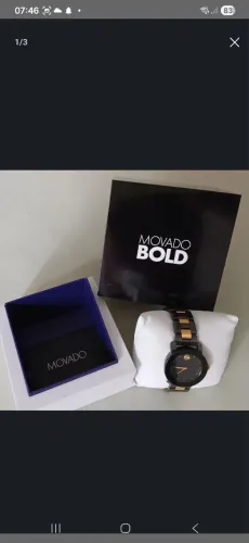 Relogio unisex vivara movado bold na cx novo somemente pix ou dinheiro  venda,rapida