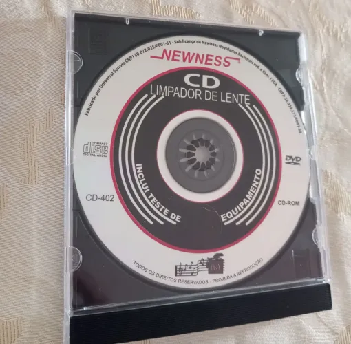 CD limpeza de lente (som, game, DVD, som automotivo)
