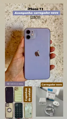iPhone 11 Lilás 