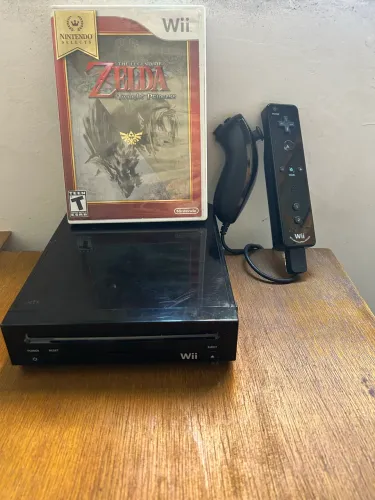 Nintendo Wii Original Completo + Zelda Twilight Princess + Motion Plus + Caixa