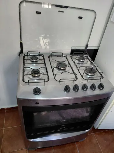 Fogão Consul 5 Bocas Com Forno Grande - Pronta Entrega