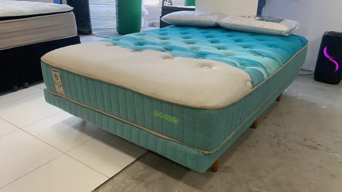 Cama Box Conjugado KING com Colchão (158x61x198) Biosoft Gazin