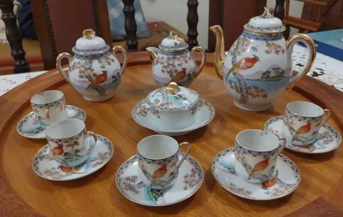 Jogo de Café Porcelana Japonesa de 1930