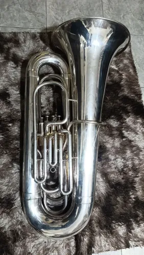 Tuba Besson classe A 4 pisto sib Prata