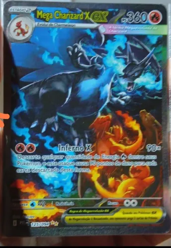 COLECIONADOR CARTA POKEMON MEGACHARIZARD EX ORIGINAL