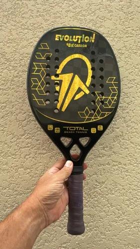 Raquete da total beach tênis, modelo evolution controle