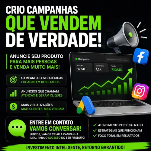 Criação de Campanhas de Anúncios para Divulgar Seu Produto e Vender Mais