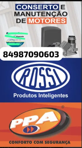 Manutenção motor de portão