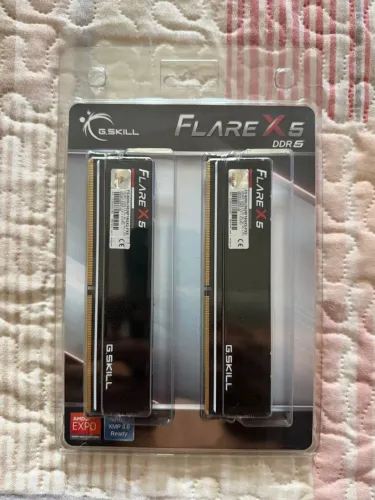 Memória DDR5 G.Skill Flare X5 32GB (2x16GB) 6000MHz - EXPO/XMP - Estado de Nova