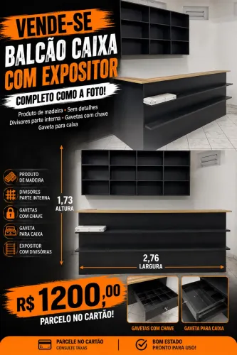 Balcão caixa