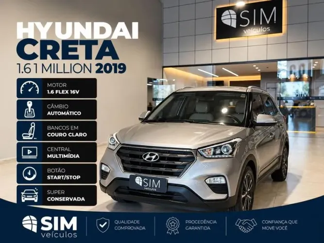 Hyundai Creta 1 Million 1.6 16V Flex AUT 2019