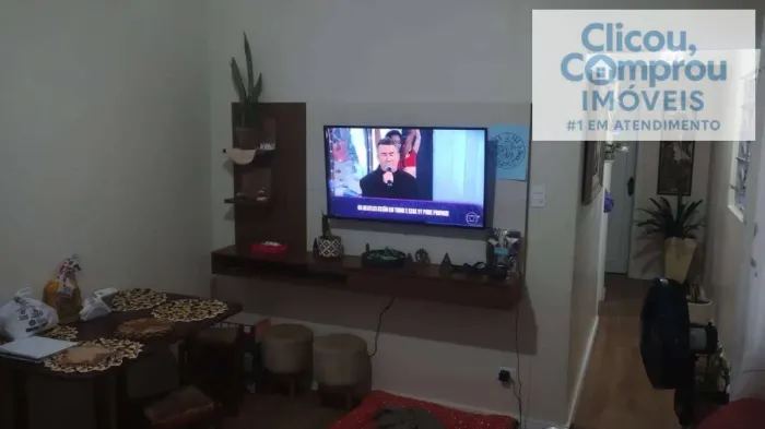 Apartamento à venda em Santos, Gonzaga, com 2 quartos, 60m²