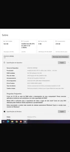 Computador gamer completo