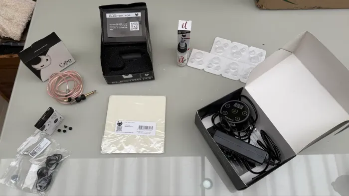 Kit de Tatuagem Profissional Electric Ink + Fonte Aurora 2 | Equipamentos Originais 