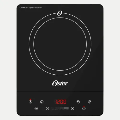 Cooktop de Indução 1 Boca Oster Touch Screen Portátil 127V