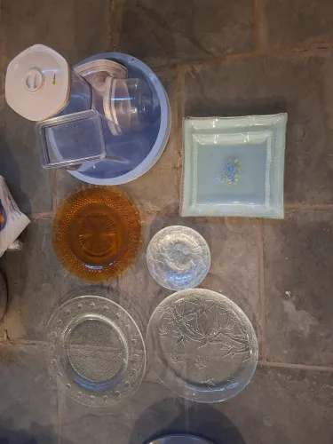 Pratos de vidro